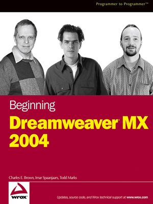 cover image of Beginning Dreamweaver MX 2004